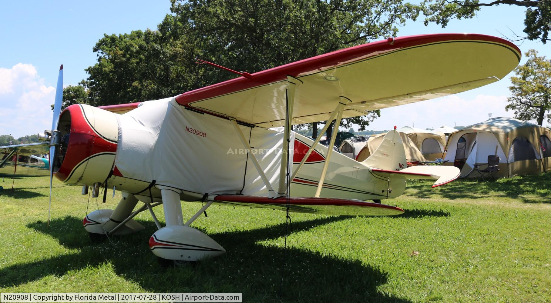 N20908, 1939 Waco AGC-8 C/N 5067, EAA OSH 2017