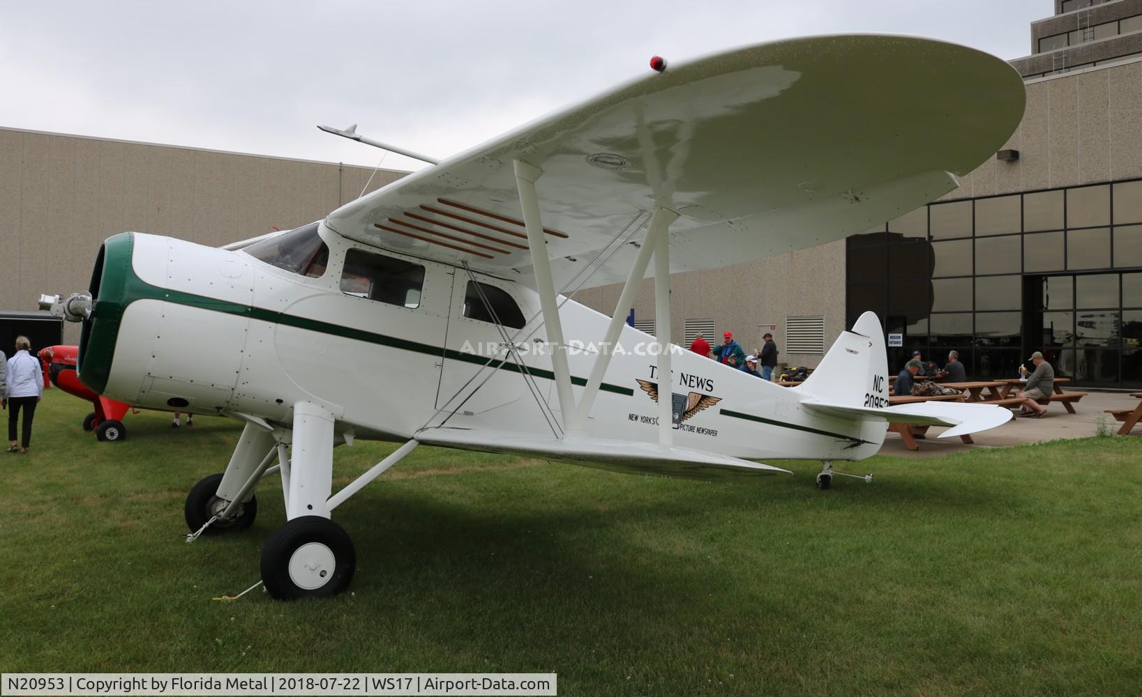 N20953, 1939 Waco ARE C/N 5080, EAA Museum 2018