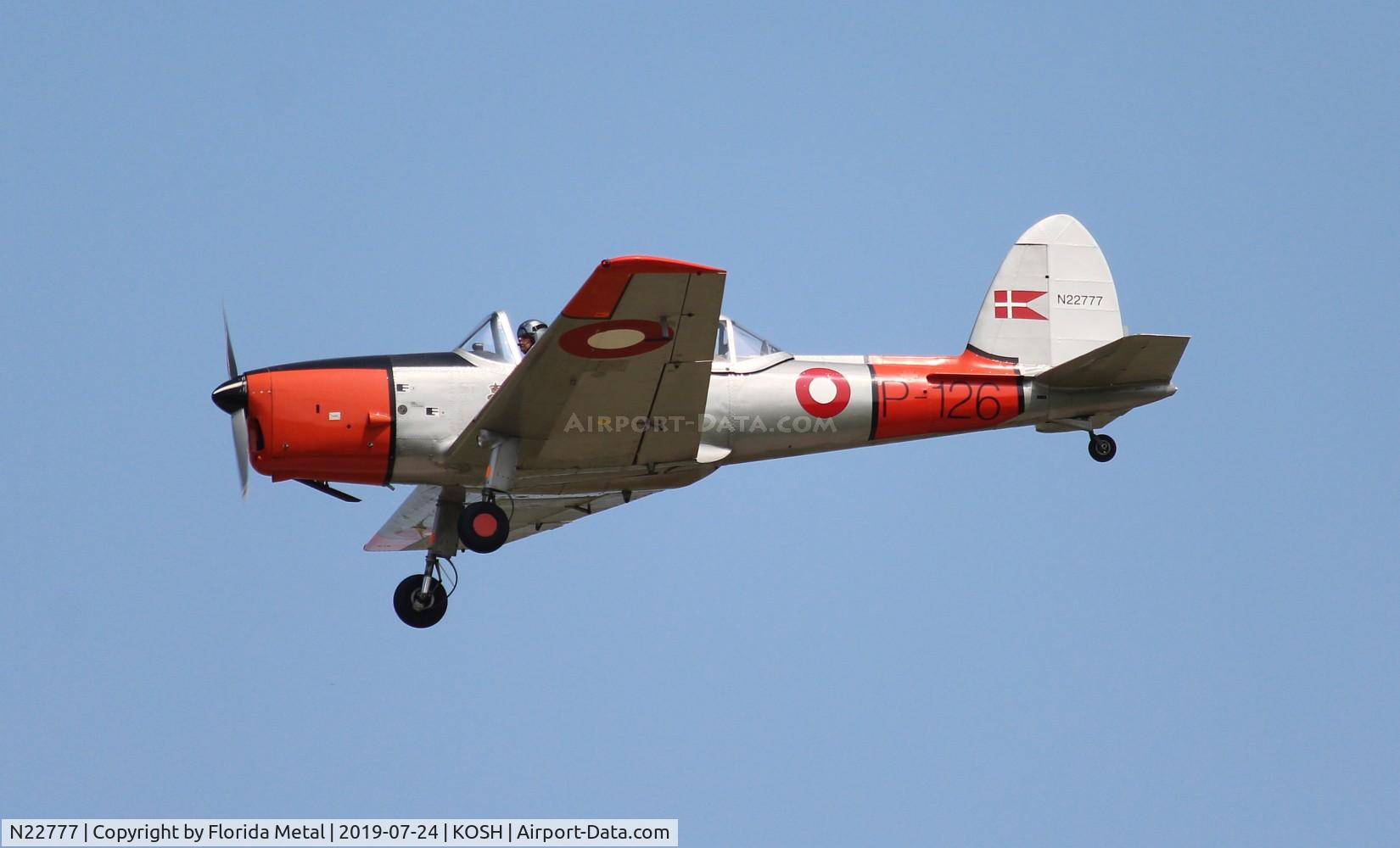 N22777, 1950 De Havilland DHC-1 Chipmunk 22 C/N C1/0105, EAA OSH 2019