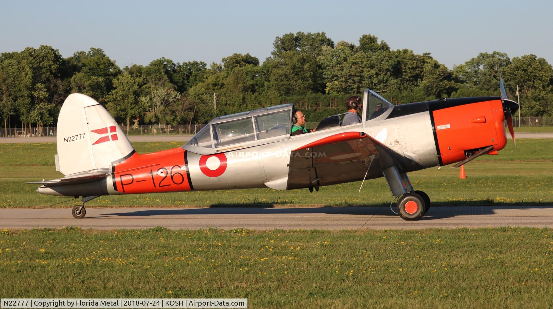 N22777, 1950 De Havilland DHC-1 Chipmunk 22 C/N C1/0105, EAA OSH 2018