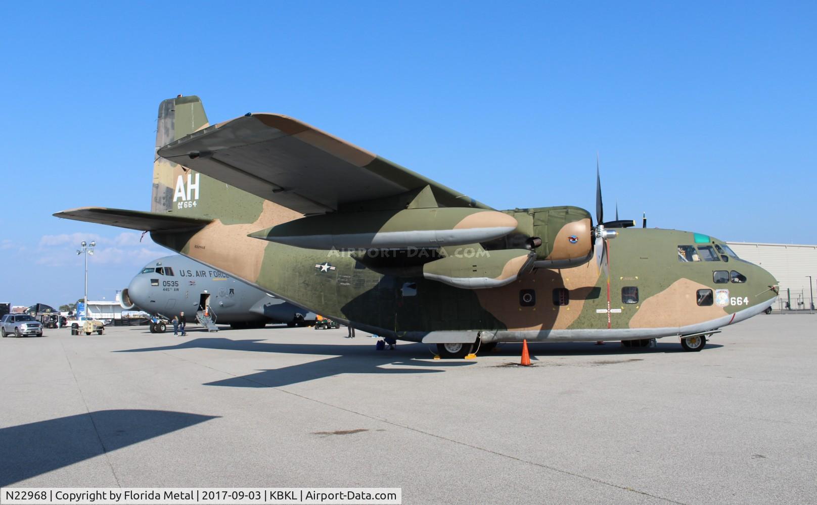 N22968, 1954 Fairchild C-123K Provider C/N 20113, Cleveland Airshow 2017