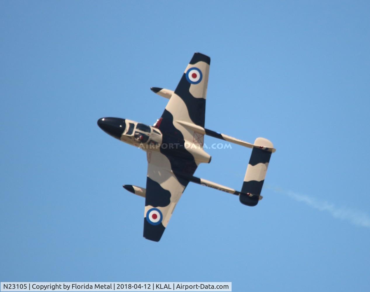 N23105, 1959 De Havilland (F+W Emmen) Vampire T55 (DH-115) C/N 982, SNF LAL 2018