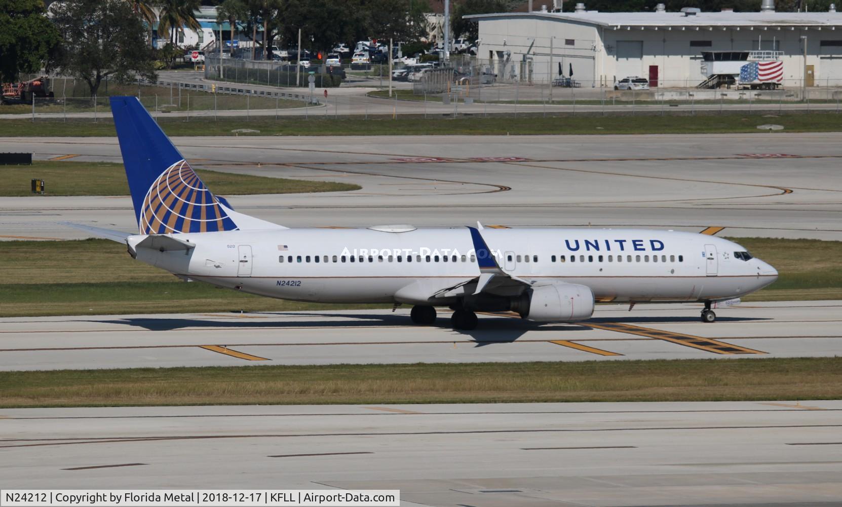 N24212, 1998 Boeing 737-824 C/N 28772, FLL spotting 2018