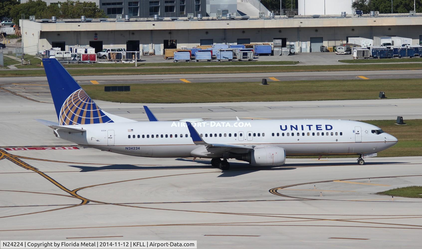 N24224, 1998 Boeing 737-824 C/N 28933, FLL spotting 2014