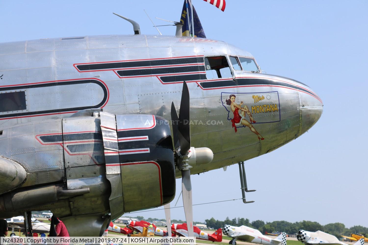 N24320, 1944 Douglas DC-3A-S1C3G C/N 20197, EAA OSH 2019