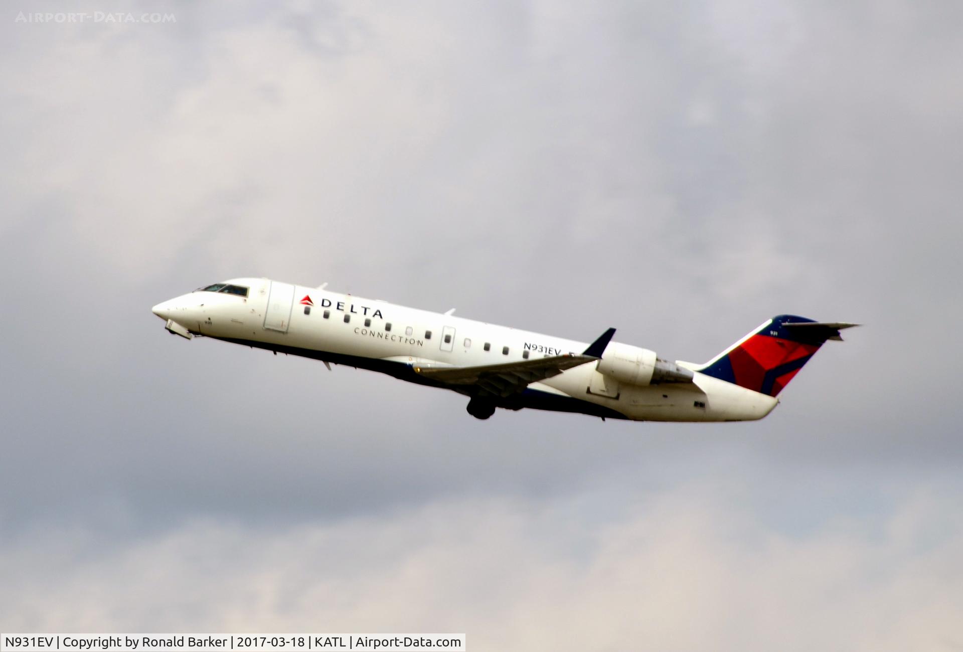 N931EV, 2005 Bombardier CRJ-200ER (CL-600-2B19) C/N 8015, Takeo  Atlanta
