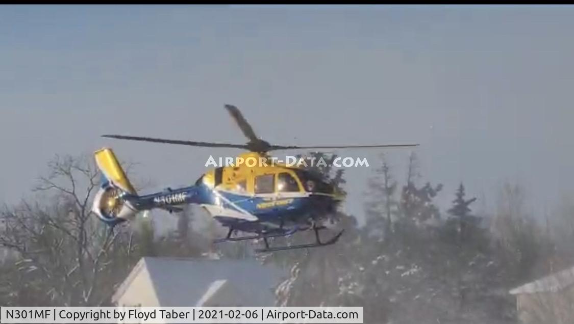N301MF, 2019 Eurocopter EC-135-P3 C/N 2109, Landing in Clinton Iowa