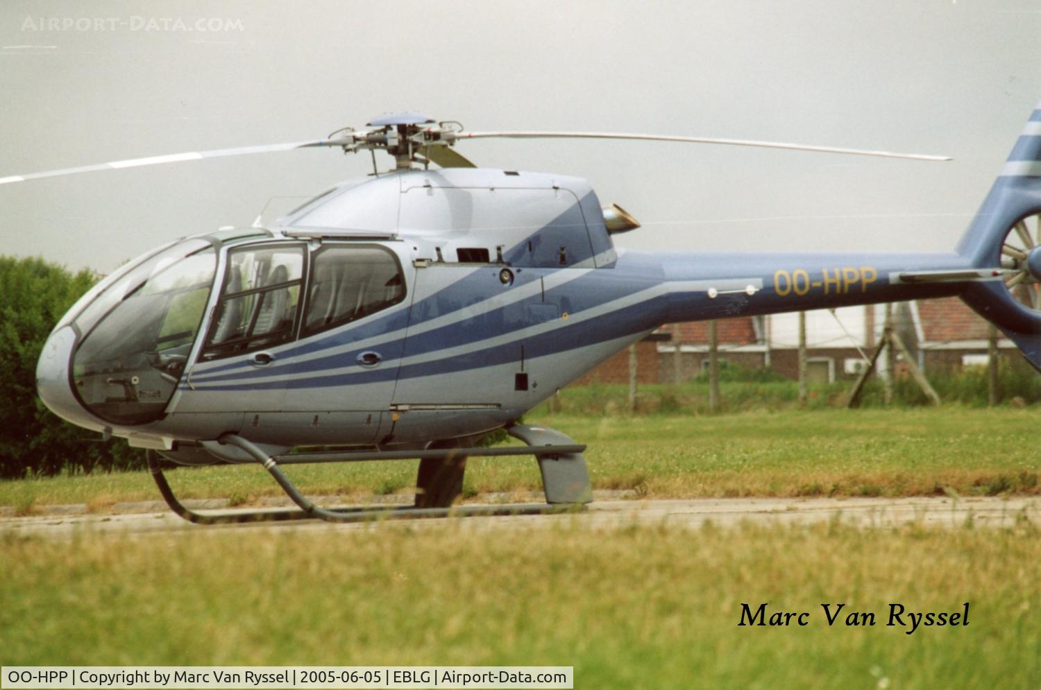 OO-HPP, 2003 Eurocopter EC-120B Colibri C/N 1354, Heli-days at Liège in 2005.