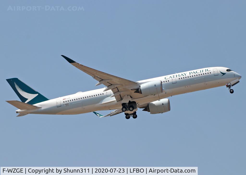 F-WZGE, 2020 Airbus A350-941 C/N 0413, C/n 0413 - To be B-LQF