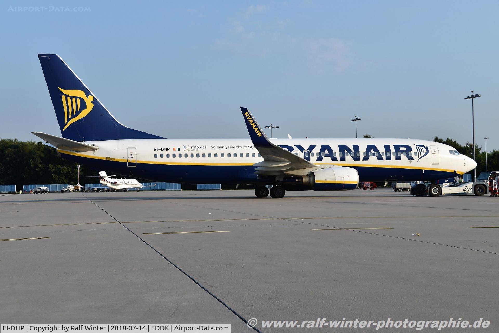 EI-DHP, 2005 Boeing 737-8AS C/N 33579, Boeing 737-8AS(W) - FR RYR Ryanair 'Katowice' - 33579 - EI-DHP - 14.07.2018 - CGN