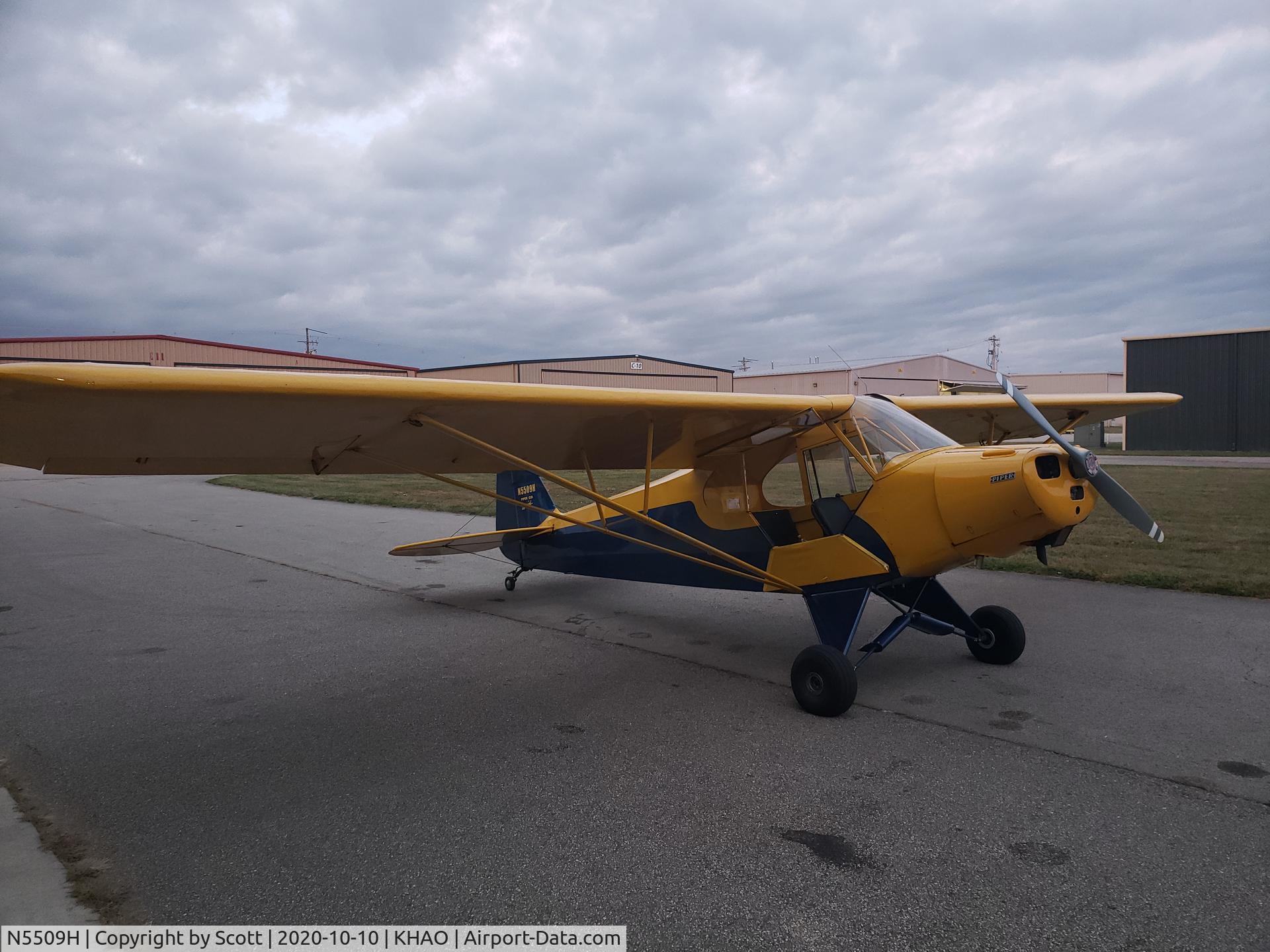 N5509H, 1949 Piper PA-11 Cub Special C/N 11-1011, Piper cub special pa11