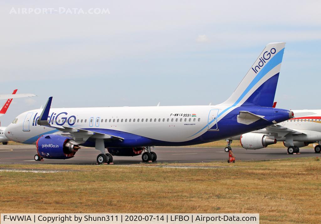 F-WWIA, 2020 Airbus A320-271N C/N 9591, C/n 9591 - To be VT-ISF