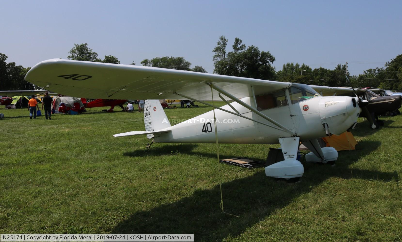 N25174, 1939 Luscombe 8A Silvaire C/N 1098, EAA OSH 2019