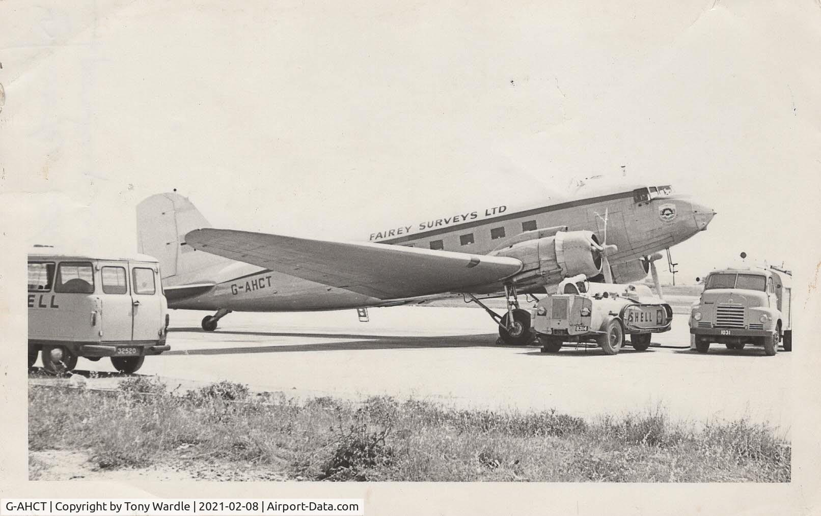 G-AHCT, 1943 Douglas C-47 Dakota 4 C/N 12308, Malta late 1960s