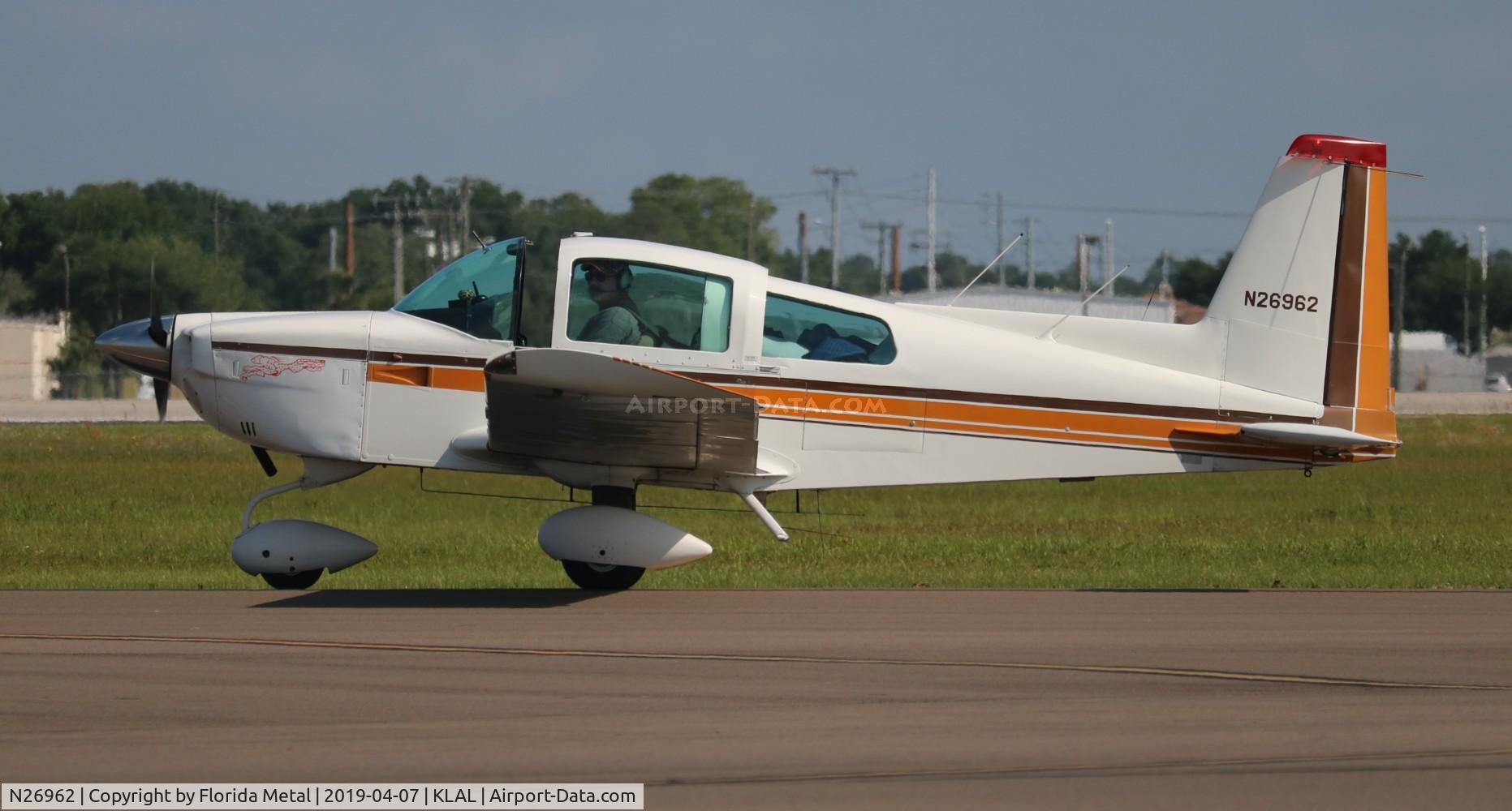 N26962, 1979 Gulfstream American Corp AA-5A C/N AA5A0842, SNF LAL 2019