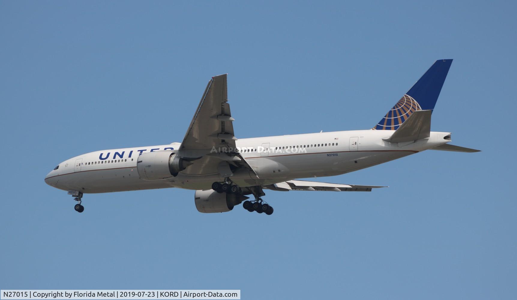 N27015, 2000 Boeing 777-224/ER C/N 28678, ORD spotting 2019