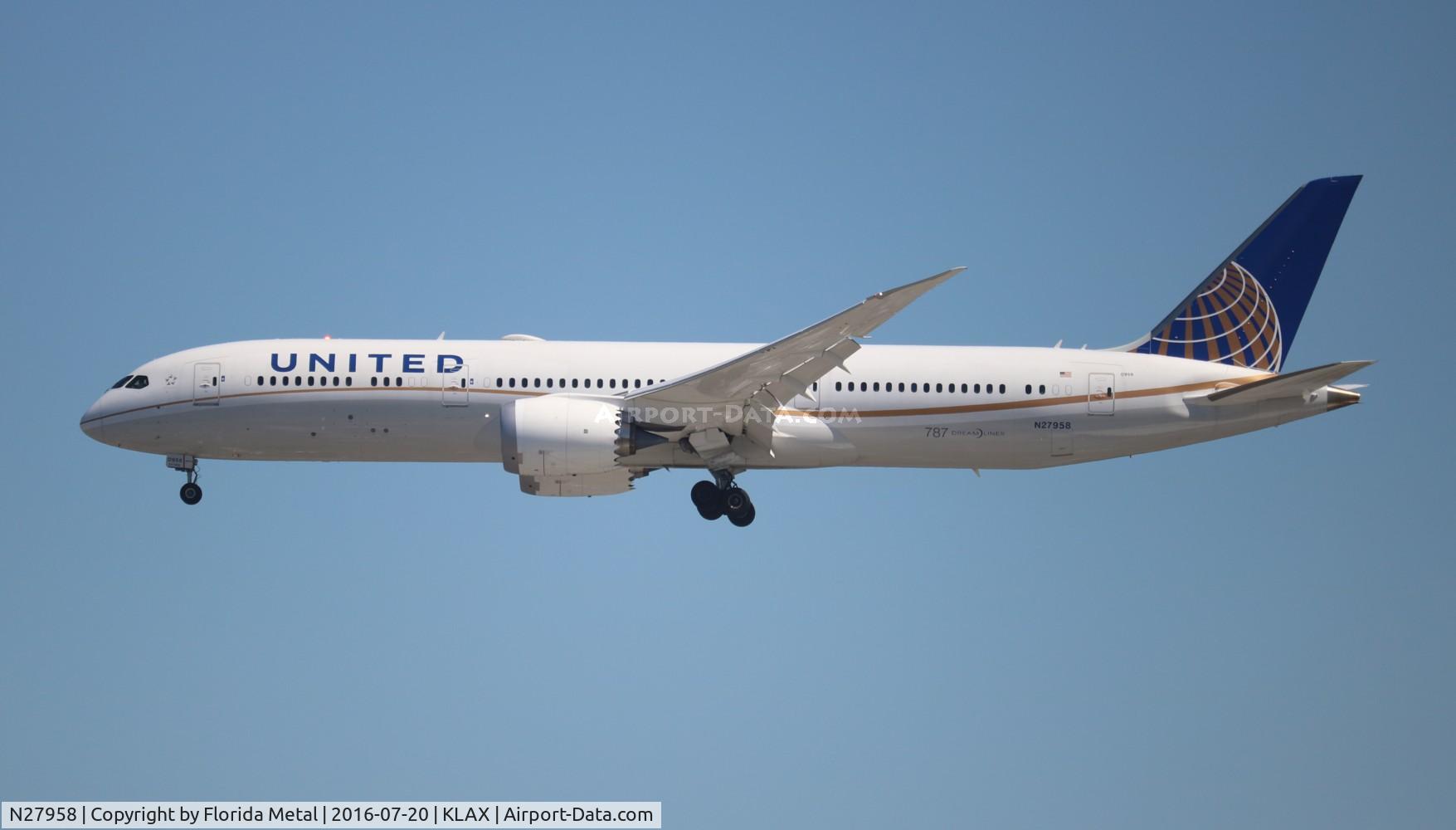 N27958, 2015 Boeing 787-9 Dreamliner C/N 36406, LAX Spotting 2016