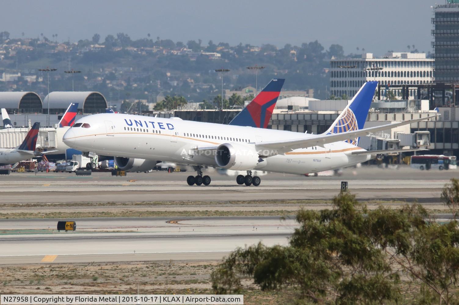 N27958, 2015 Boeing 787-9 Dreamliner C/N 36406, LAX spotting 2015