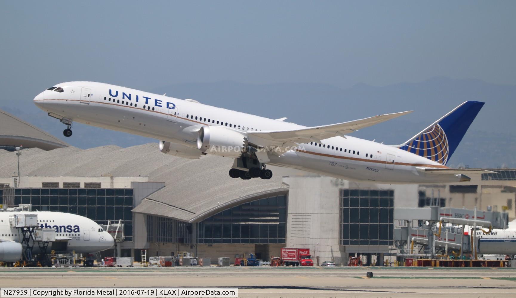 N27959, 2015 Boeing 787-9 Dreamliner C/N 36407, LAX spotting 2016