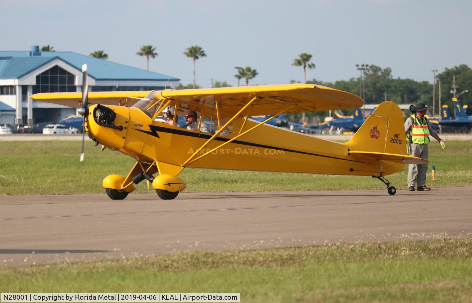 N28001, 1946 Piper J3C-65 Cub C/N 18874, SNF LAL 2019