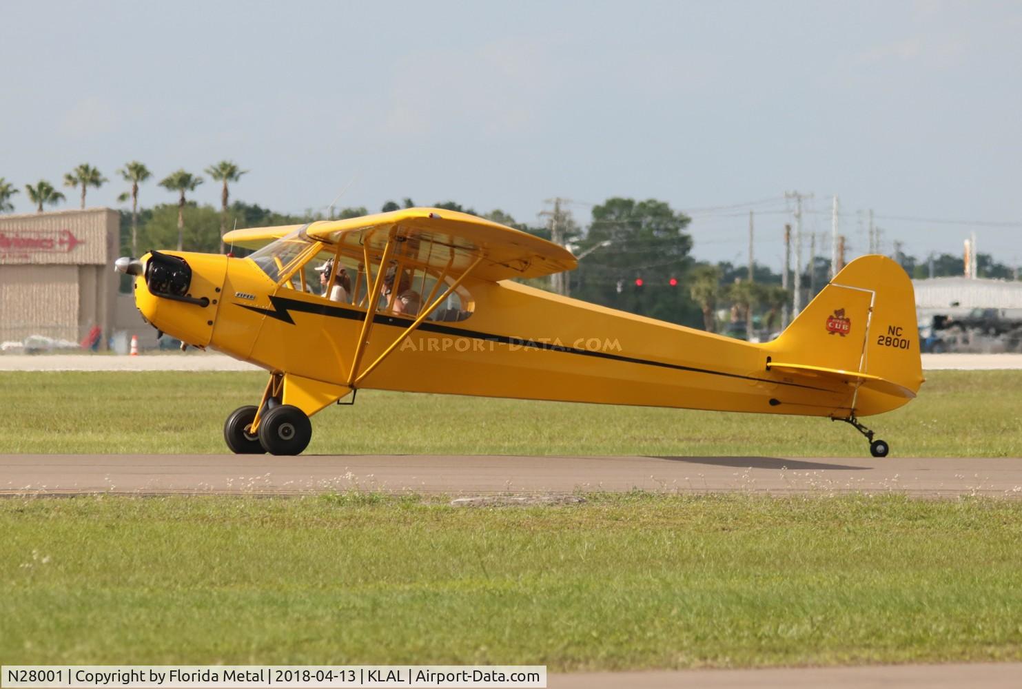 N28001, 1946 Piper J3C-65 Cub C/N 18874, SNF LAL 2018