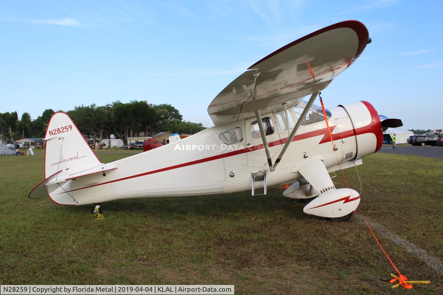 N28259, 1941 Howard Aircraft DGA-15P C/N 548, SNF LAL 2019