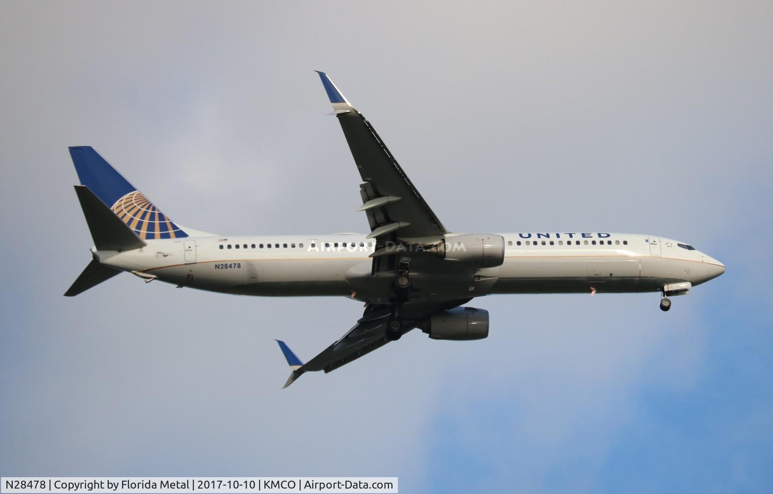 N28478, 2013 Boeing 737-924/ER C/N 31649, MCO spotting 2017