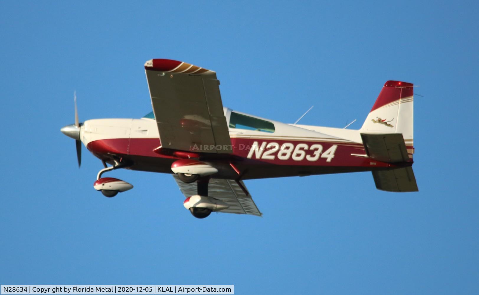 N28634, 1978 Grumman American AA-5B Tiger C/N AA5B0714, Sun N Fun 2020