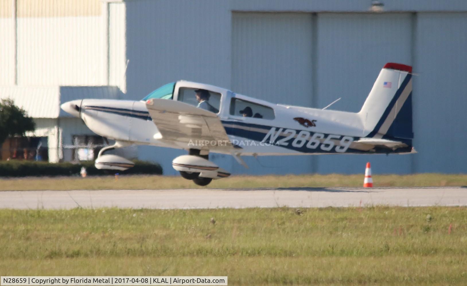 N28659, 1978 Grumman American AA-5B Tiger C/N AA5B0735, SNF LAL 2017