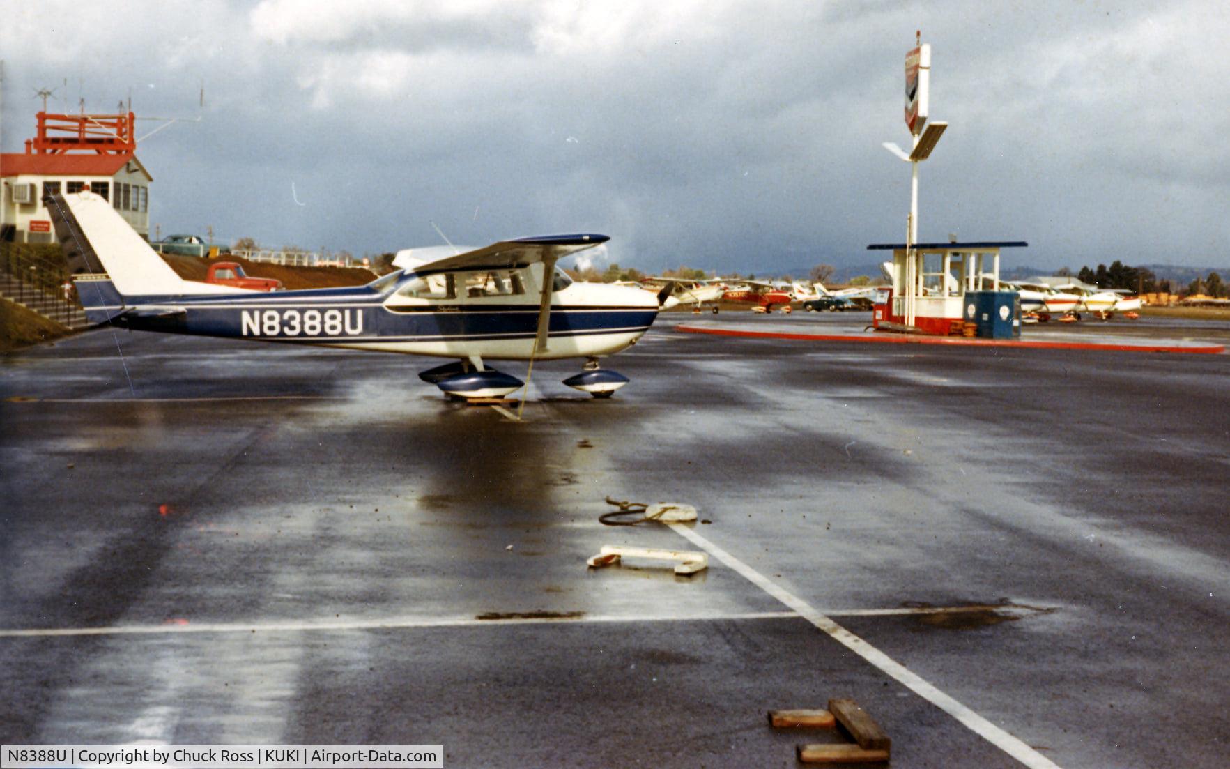 N8388U, 1964 Cessna 172F C/N 17252288, Found this photo on a facebook page about Ukiah Ca.  The person who posted this said he believed he was the first person to rent this new aircraft in 1965.