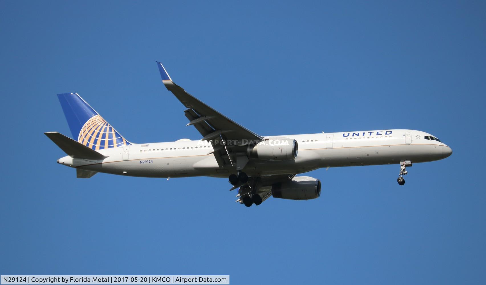 N29124, 1998 Boeing 757-224 C/N 27565, MCO spotting 2017
