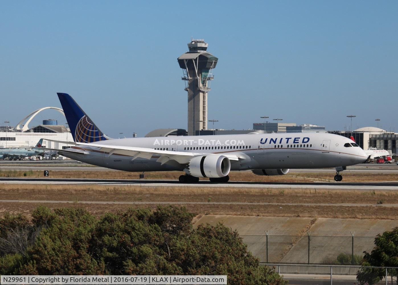N29961, 2015 Boeing 787-9 Dreamliner Dreamliner C/N 37811, LAX spotting 2016