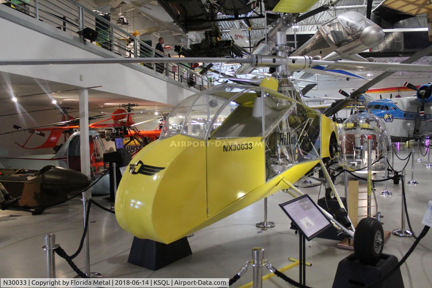 N30033, 1944 Hiller XH-44 Hiller-Copter, Hiller Museum 2018