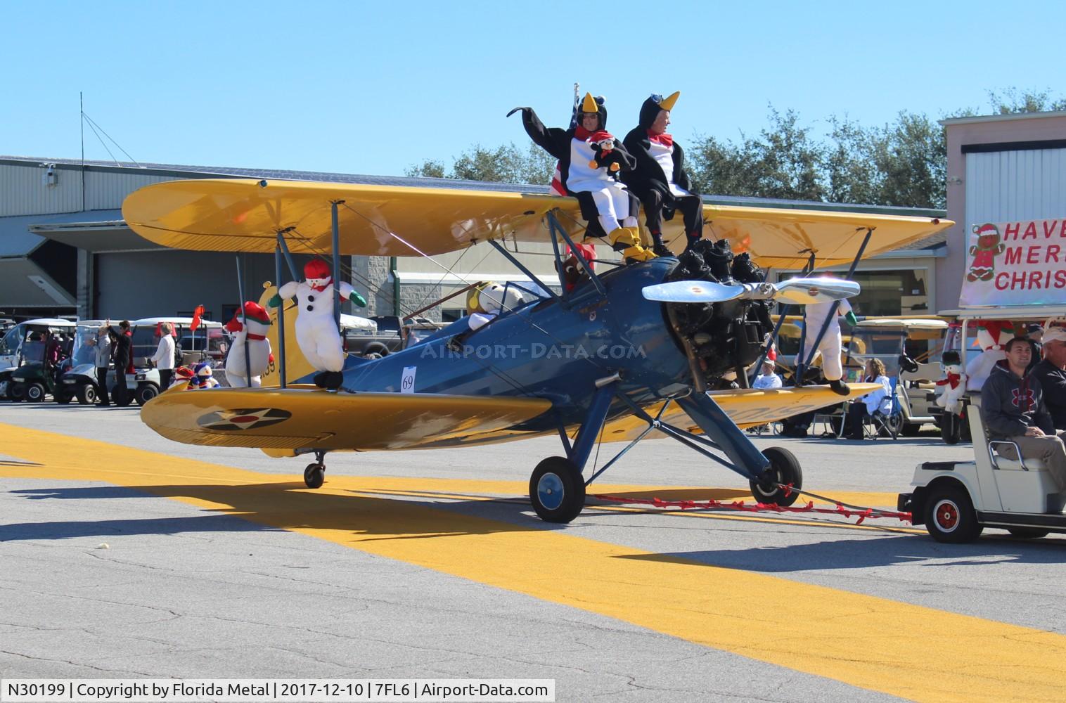 N30199, 1941 Waco UPF-7 C/N 5630, Spruce Creek 2017