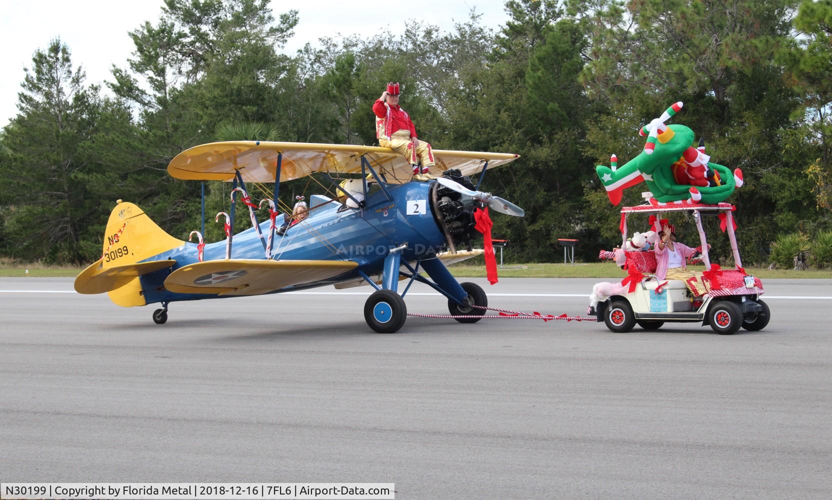 N30199, 1941 Waco UPF-7 C/N 5630, Spruce Creek 2018