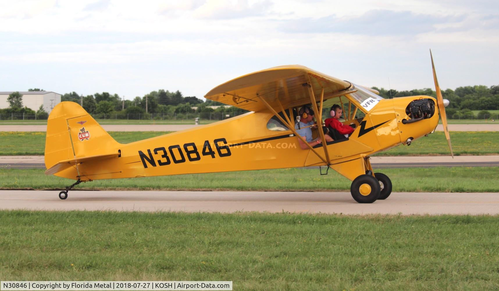 N30846, 1940 Piper J3C-85 C/N 5143, EAA OSH 2018