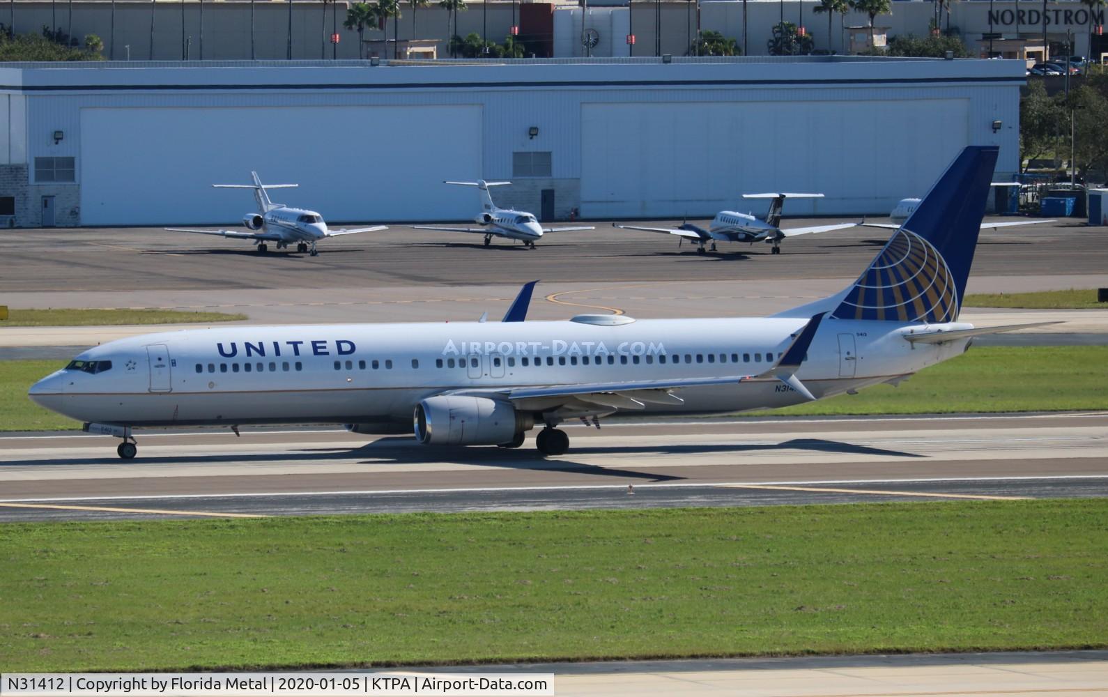N31412, 2002 Boeing 737-924 C/N 30129, TPA spotting 2020