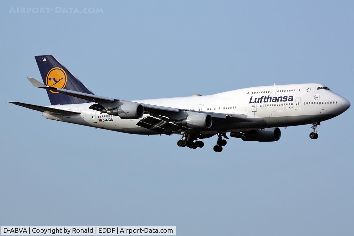 D-ABVA, 1989 Boeing 747-430 C/N 23816, at fra