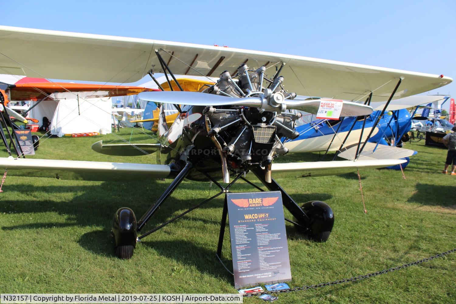 N32157, 1941 Waco UPF-7 C/N 5554, EAA OSH 2019