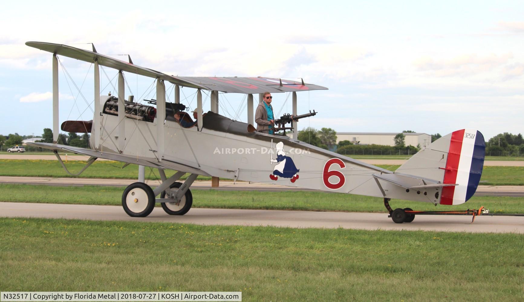 N32517, 1917 Airco/de Havilland DH-4 C/N 12459, EAA OSH 2018