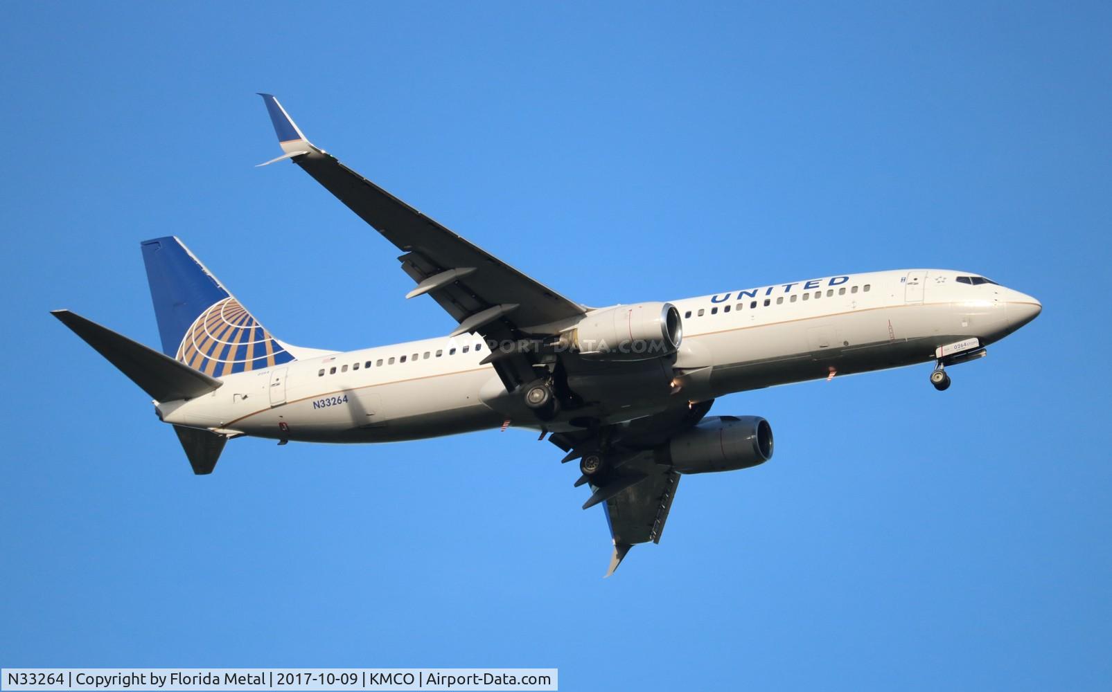 N33264, 2001 Boeing 737-824 C/N 31584, MCO spotting 2017