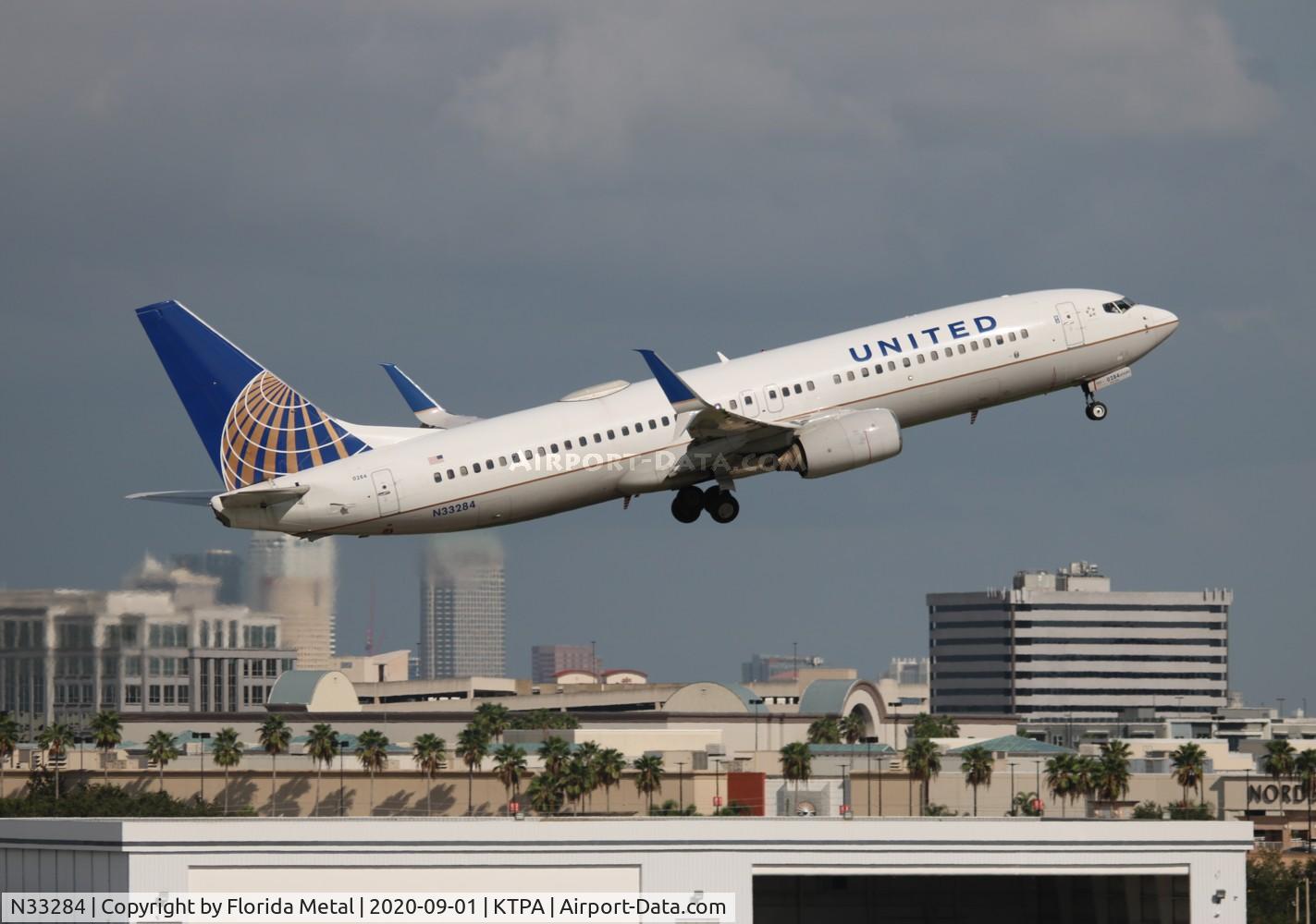 N33284, 2004 Boeing 737-824 C/N 31635, TPA spotting 2020