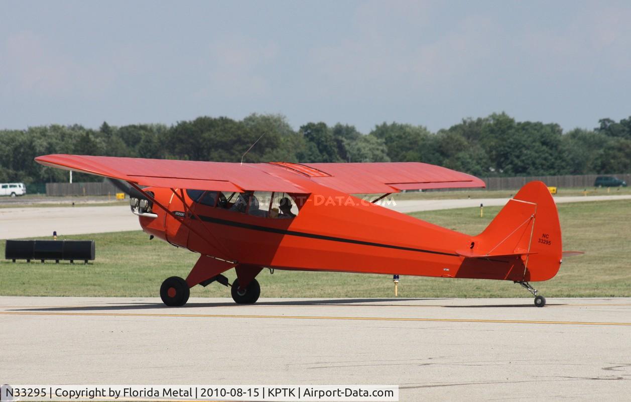 N33295, 1940 Piper J5A Cub Cruiser C/N 5485, PTK 2010