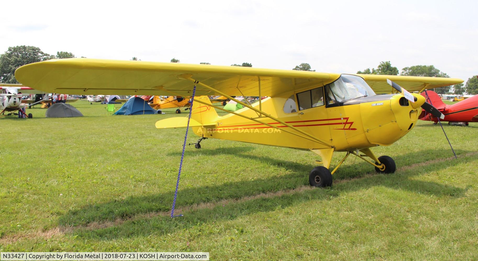 N33427, 1940 Piper J4A C/N 4-1369, EAA OSH 2018