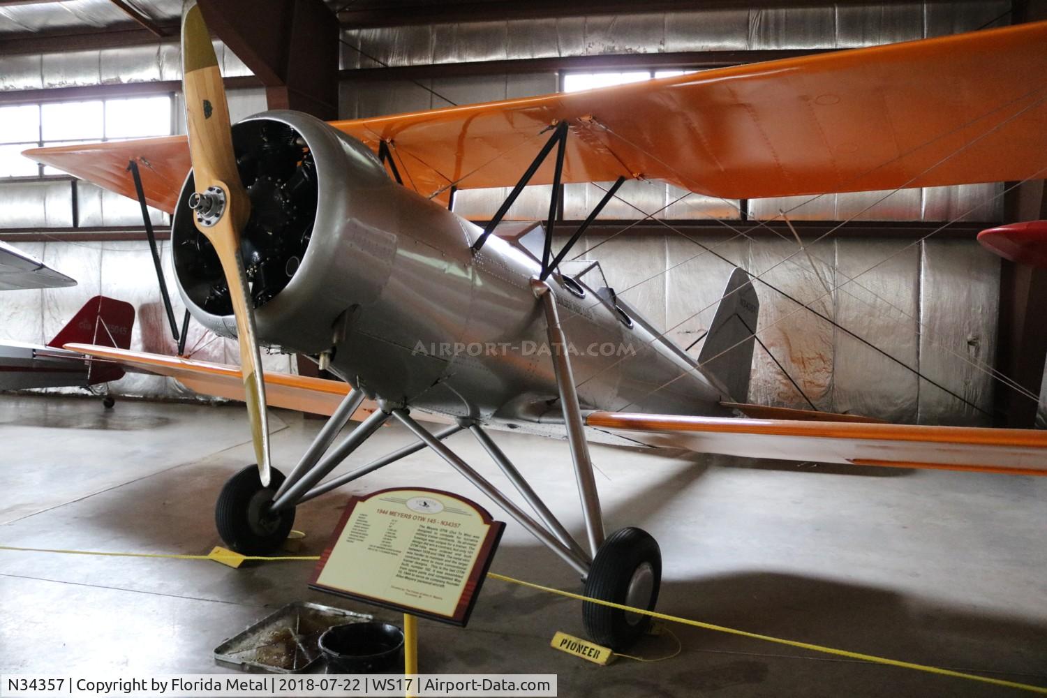 N34357, 1944 Meyers OTW-145 C/N 102, EAA Museum 2018
