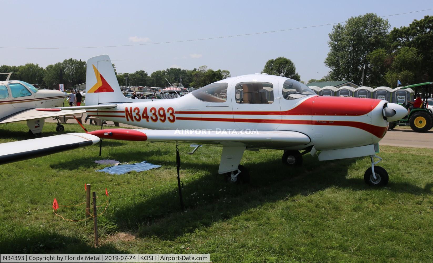 N34393, 1962 Meyers Industries Inc 200B C/N 275, EAA OSH 2019