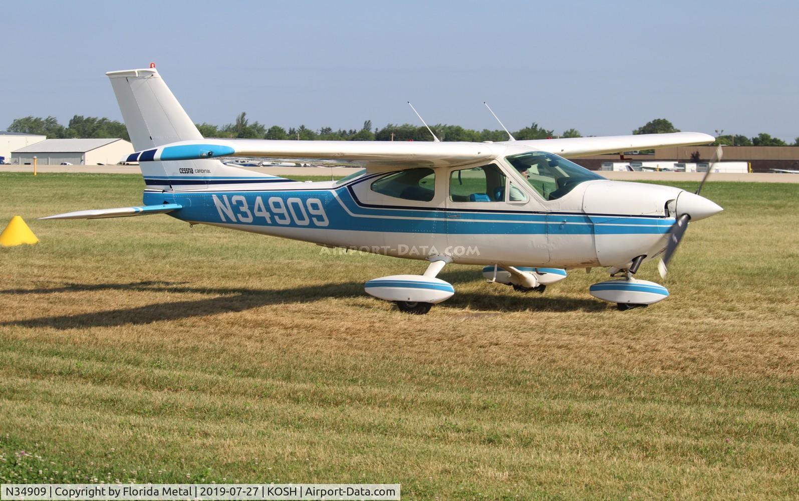 N34909, 1974 Cessna 177B Cardinal C/N 17702083, EAA OSH 2019