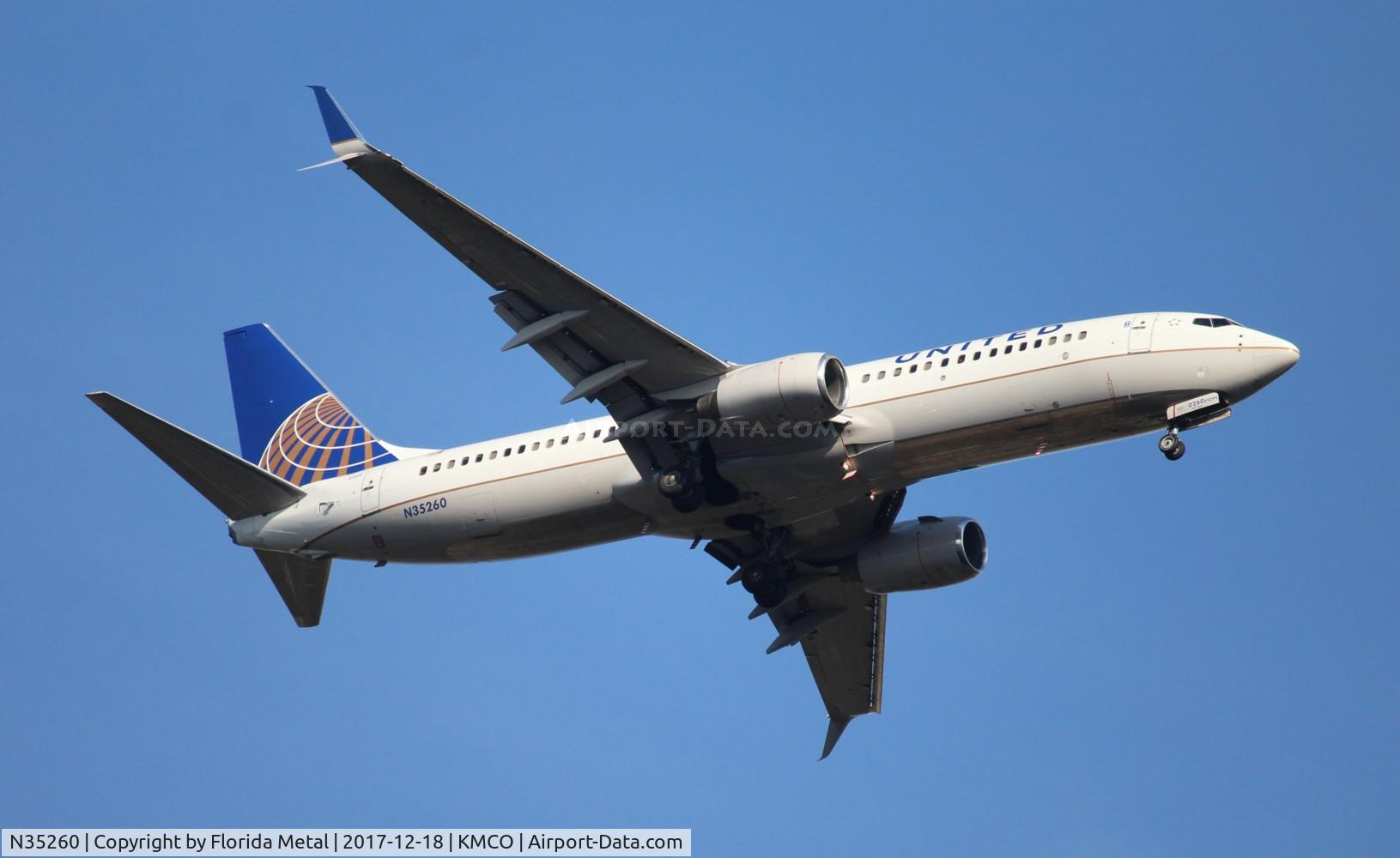 N35260, 2001 Boeing 737-824 C/N 30855, MCO Spotting 2017