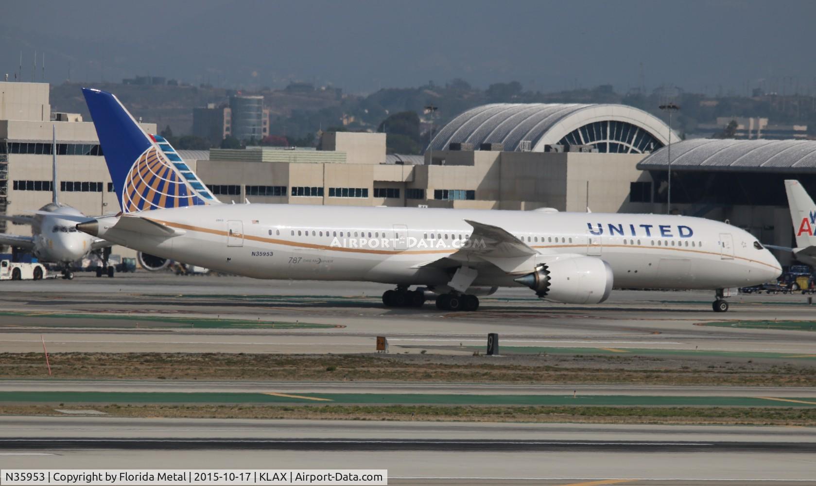 N35953, 2015 Boeing 787-9 Dreamliner C/N 36404, LAX spotting 2015