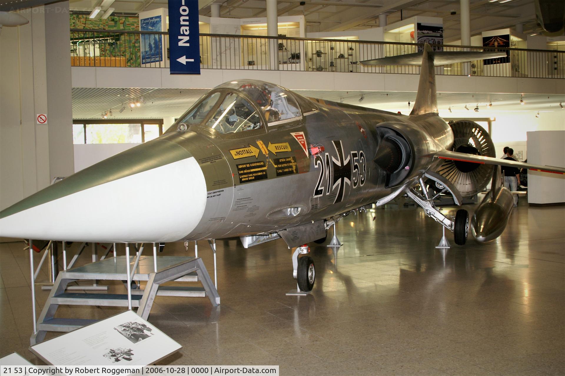 21 53, Lockheed F-104G Starfighter C/N 683-7022, PRESERVED.DEUTSCHES MUSEUM MUNCHEN.GAF.